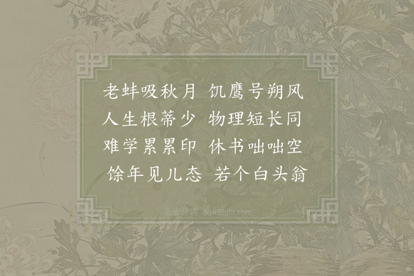 苏泂《老蚌》