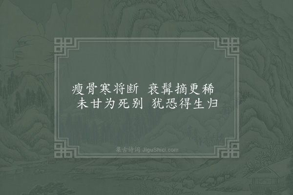 苏轼《伯父〈送先人下第归蜀〉诗云：「人稀野店休安枕，路入灵关稳跨驴。」安节将去，为诵此句，因以为韵，作小诗十四首送之·其二》