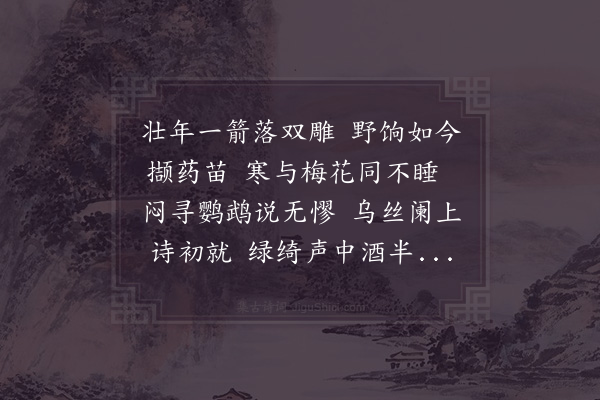 陆游《遣兴》