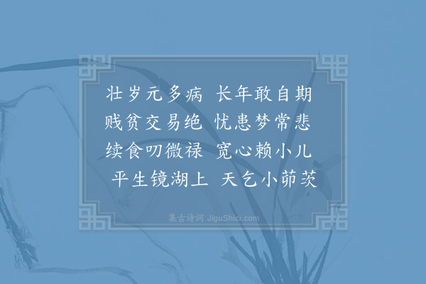 陆游《遣兴》