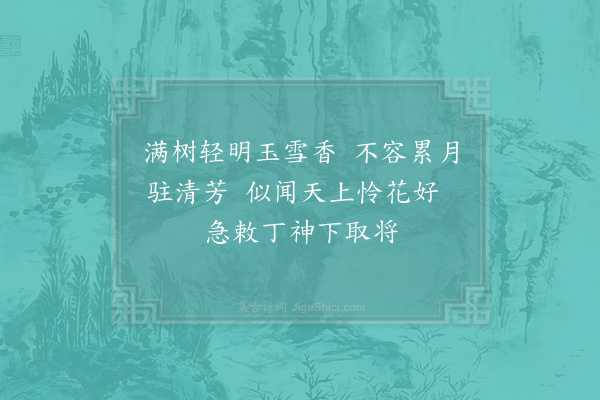 陈宓《游云台寺观梅·其一》