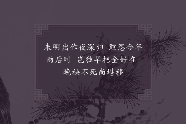 陈造《喜雨口号呈陈守伯固十二首·其三》