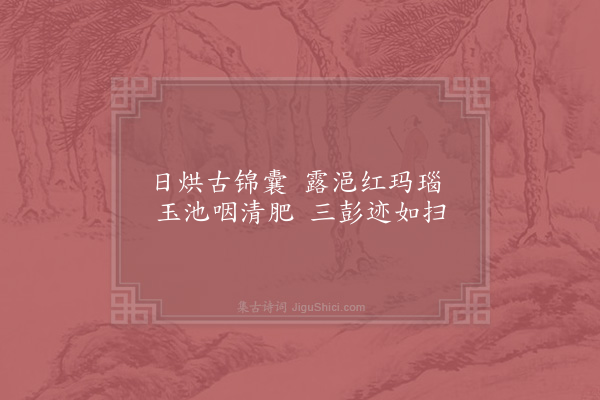 范成大《题蜀果图四首·其三·石榴》