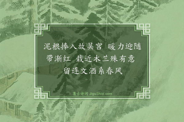 梅挚《海仙花》