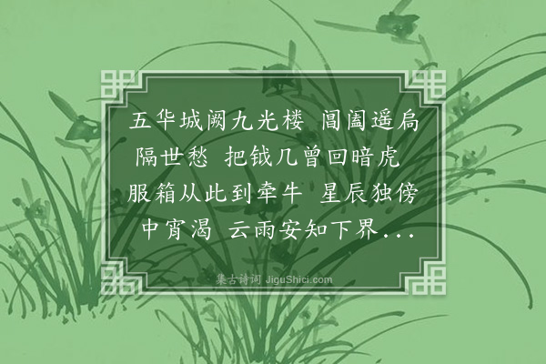 胡天游《阊阖》