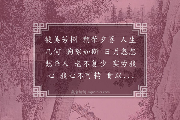 朱诚泳《芳树》