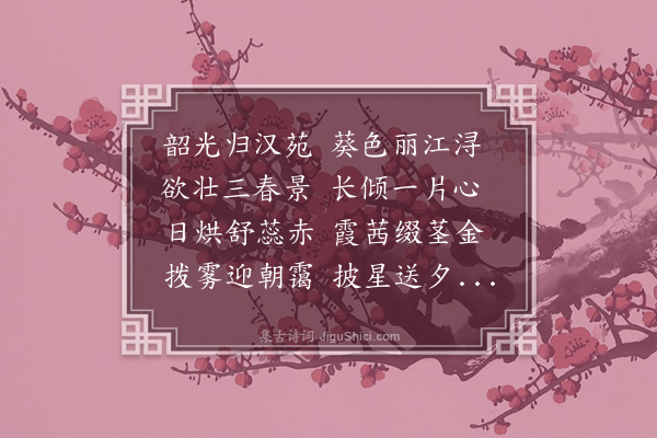 陈元炳《向日葵》