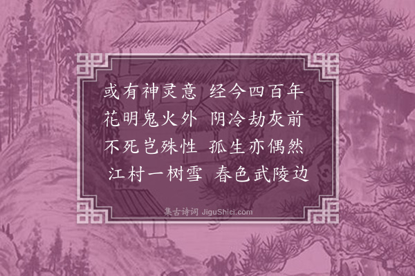 李锴《咏存园玉兰》