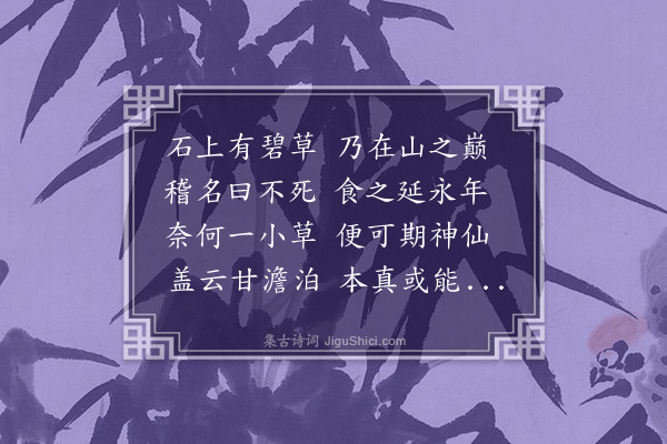 缪公恩《石花》