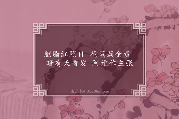 林光《立冬后赏菊十首·其七》