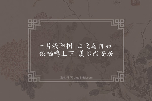 徐庭翼《无家》