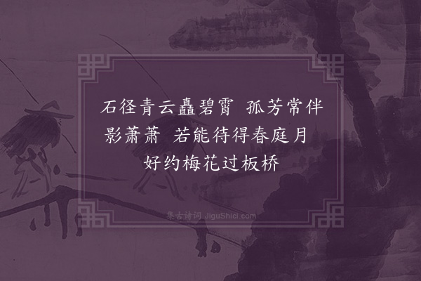 恽耐寒《题兰竹石画卷》