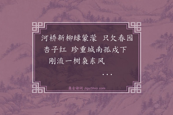 纪昀《乌鲁木齐杂诗之物产·其二十三》